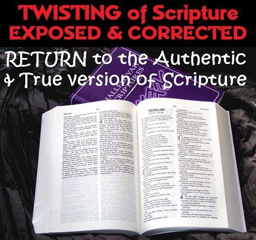 twisting of scripture